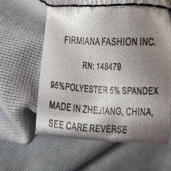 Lily By Firmiana Womens M Abstract Print Short Sleeve Tunic Top Polyester - Picture 9 of 10